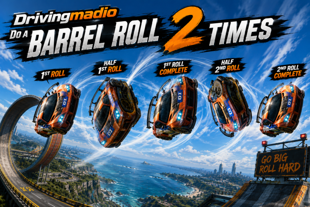 Drivingmadio Do a Barrel Roll 2 Times